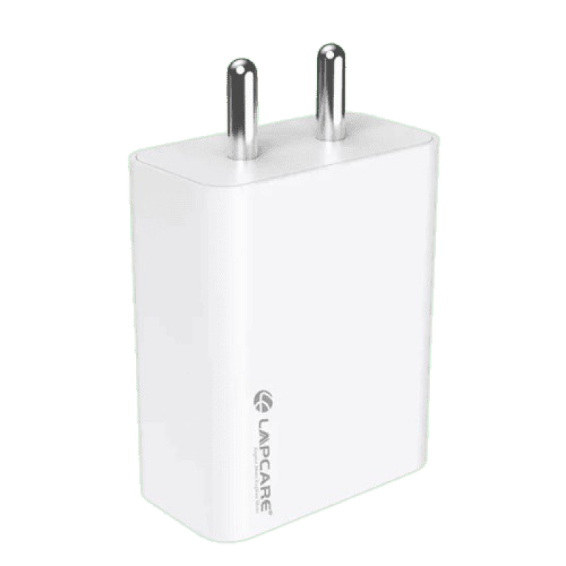 Lapcare Quick Wall Charger with Type-A to Type-C Cable | 44W | LQW-123 Lapcare Quick Wall Charger with Type-A to Type-C Cable | 44W | LQW-123