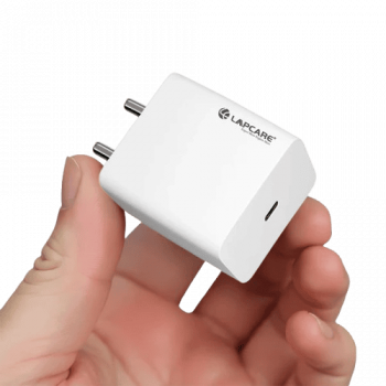 Lapcare THURSTY Superfast Wall Charger | 25W | White Lapcare THURSTY Superfast Wall Charger | 25W | White