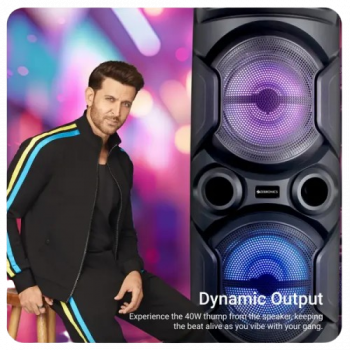 Zebronics Zeb Thump 222 | TWS Function | Black Zebronics Zeb Thump 222 | TWS Function | Black