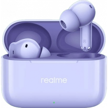realme Buds T200 Earbud | Hi-Res with 32dB ANC | 12.4mm | Dreamy Purple