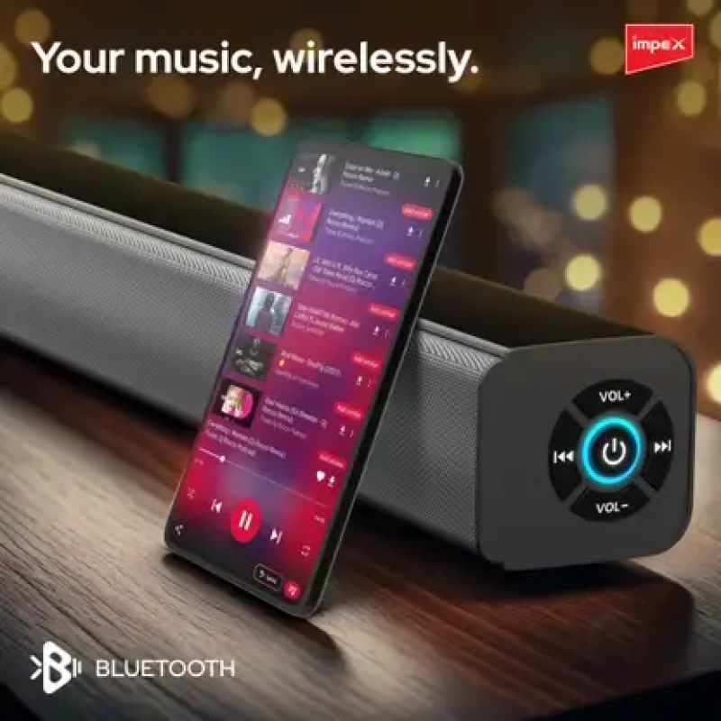 IMPEX Soundbar Boombar BB01 Soundbar | 30 W | AUX | Optical | ARC | Black IMPEX Soundbar Boombar BB01 Soundbar | 30 W | AUX | Optical | ARC | Black