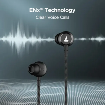 boAt Rockerz 110 Neckband | ENx Tech | Active Black boAt Rockerz 110 Neckband | ENx Tech | Active Black