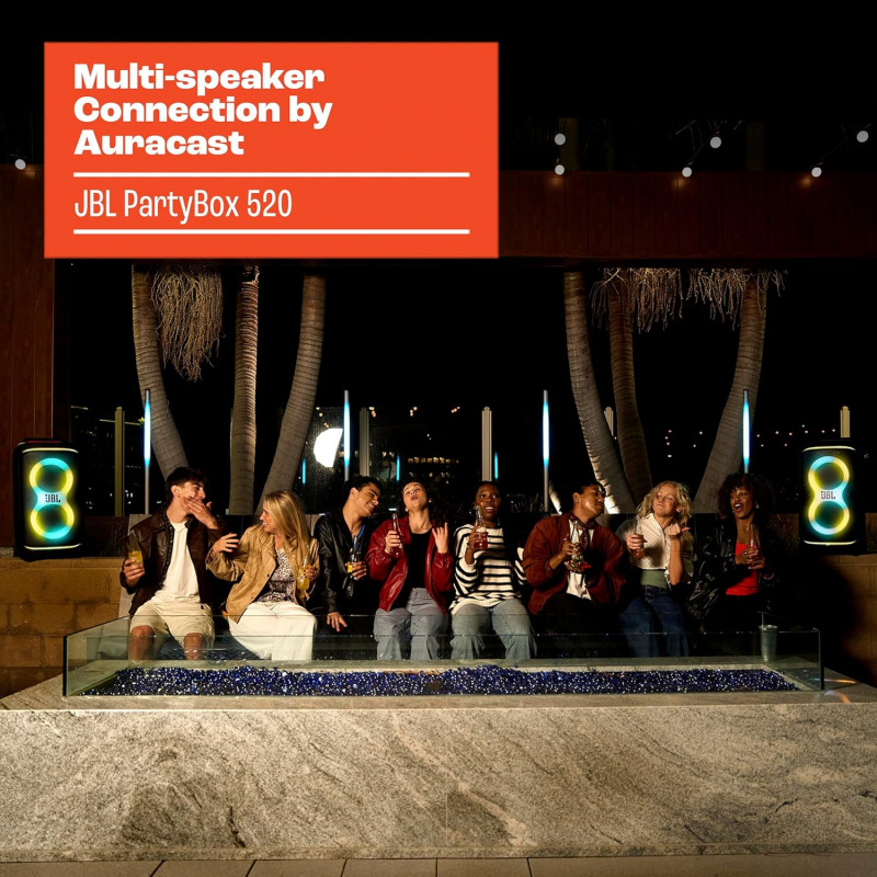 JBL PartyBox 520 Party Speaker | 400 W | JBLPARTYBOX520IN JBL PartyBox 520 Party Speaker | 400 W | JBLPARTYBOX520IN