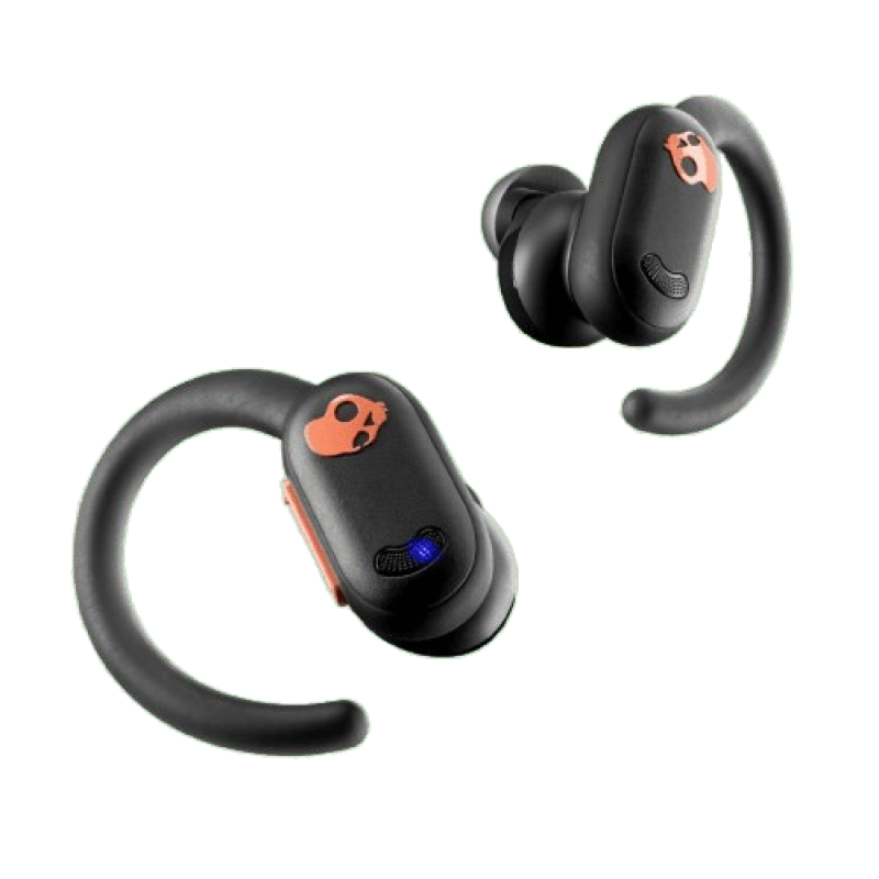 Skullcandy Push ANC Active Earbuds | Rapid Charge | Black Orange
