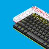 Logitech Nano Wireless USB Keyboard Mouse Combo | Black and Chartreuse Yellow | MK240