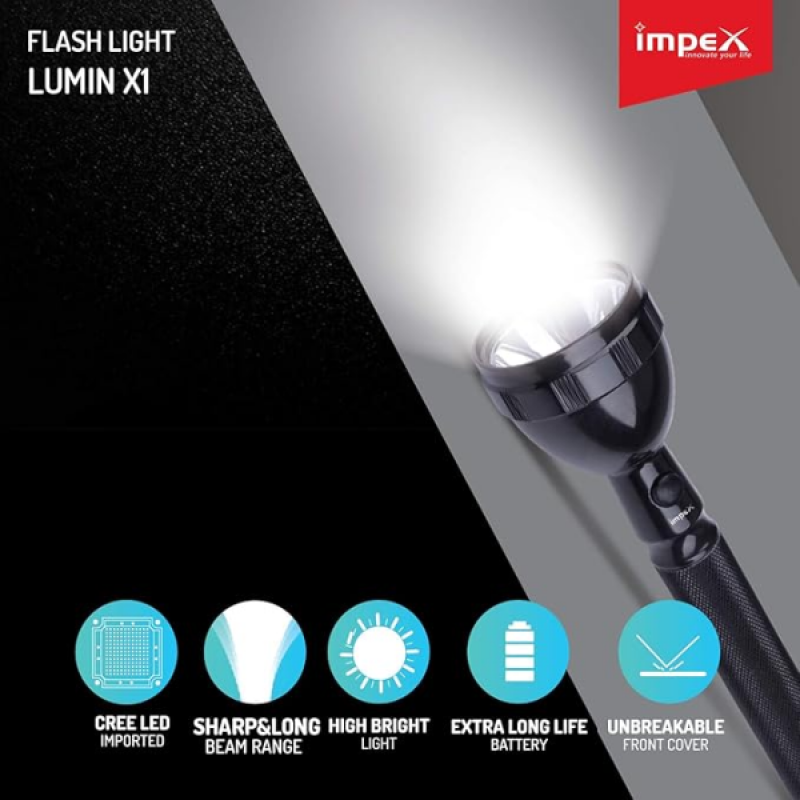 Impex Lumin-X1 Flashlight | 200 mm Impex Lumin-X1 Flashlight | 200 mm