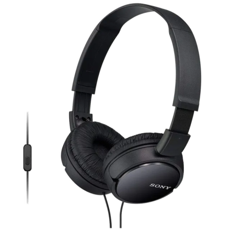 Sony ZX110AP Wired Headset | Black Sony ZX110AP Wired Headset | Black