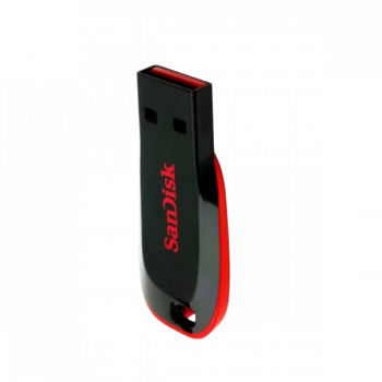SanDisk Pen Drive | Cruzer Blade | 64 GB | Red Black