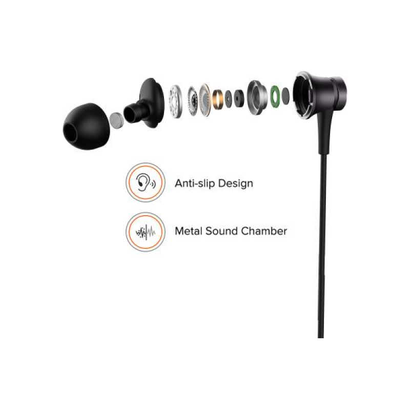 Mi Basic Wired Headset with Mic | Wired in the ear | Black Mi Basic Wired Headset with Mic | Wired in the ear | Black