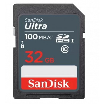SanDisk Ultra Camera 32 GB Ultra SDHC Class 10 100 MB/s Memory Card