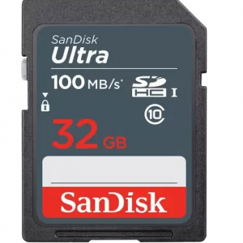 SanDisk Ultra Camera 32 GB Ultra SDHC Class 10 100 MB/s Memory Card