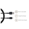 Xiaomi Mi Braided Type C 100Cm Cable | Black Xiaomi Mi Braided Type C 100Cm Cable | Black