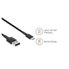 Xiaomi Mi Braided Type C 100Cm Cable | Black Xiaomi Mi Braided Type C 100Cm Cable | Black