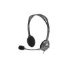 Logitech H111 Wired Stereo Headset | with Rotating Microphone | Adjustable Headband | Grey Logitech H111 Wired Stereo Headset | with Rotating Microphone | Adjustable Headband | Grey