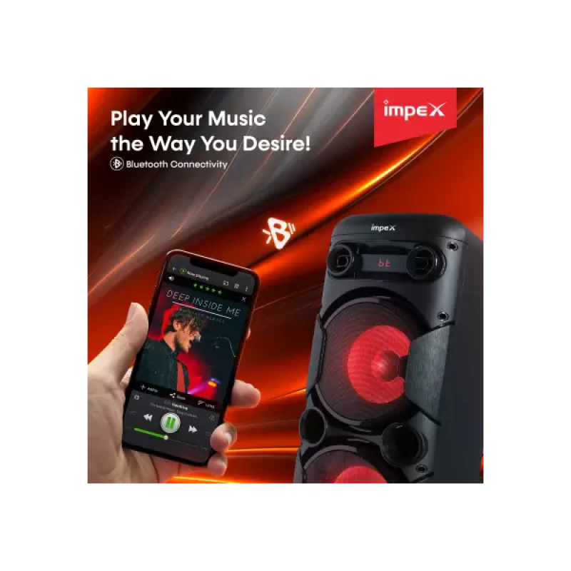 IMPEX Bluetooth Tower Speaker | 80 W | TS8001 IMPEX Bluetooth Tower Speaker | 80 W | TS8001