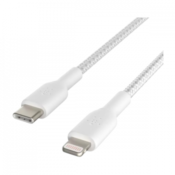 Belkin Data Cable | Apple Certified Smartphone Lightning To Type C Cable | 1 Meters | White Belkin Data Cable | Apple Certified Smartphone Lightning To Type C Cable | 1 Meters | White