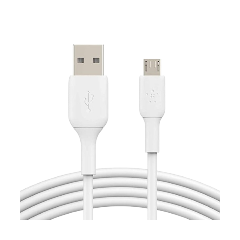 Belkin Micro USB Charging Cable | USB-A | For Android Phones and Tablets | 1 Meter | White