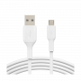 Belkin Micro USB Charging Cable | USB-A | For Android Phones and Tablets | 1 Meter | White