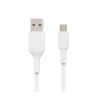 Belkin Micro USB Charging Cable | USB-A | For Android Phones and Tablets | 1 Meter | White