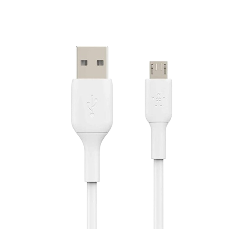 Belkin Micro USB Charging Cable | USB-A | For Android Phones and Tablets | 1 Meter | White Belkin Micro USB Charging Cable | USB-A | For Android Phones and Tablets | 1 Meter | White