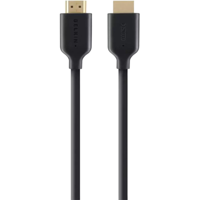 Belkin HDMI Cable | Compatible with Mobile, Laptop, Tablet, Mp3, Gaming Device | Gold Black | F3Y021QE Belkin HDMI Cable | Compatible with Mobile, Laptop, Tablet, Mp3, Gaming Device | Gold Black | F3Y021QE