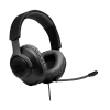 JBL Quantum 100 Wired Gaming Headset | On the Ear | Black JBL Quantum 100 Wired Gaming Headset | On the Ear | Black