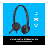 Logitech USB Headset | Wired Headset On the Ear | Black | H340 Logitech USB Headset | Wired Headset On the Ear | Black | H340