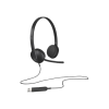 Logitech USB Headset | Wired Headset On the Ear | Black | H340 Logitech USB Headset | Wired Headset On the Ear | Black | H340