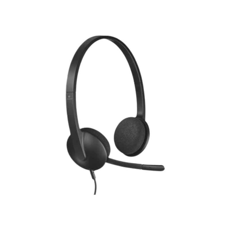 Logitech USB Headset | Wired Headset On the Ear | Black | H340 Logitech USB Headset | Wired Headset On the Ear | Black | H340