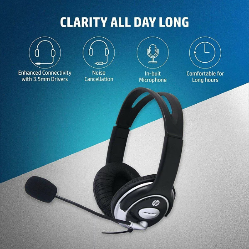 Hp Wired On Ear Headphones | B4B09PA RP Hp Wired On Ear Headphones | B4B09PA RP