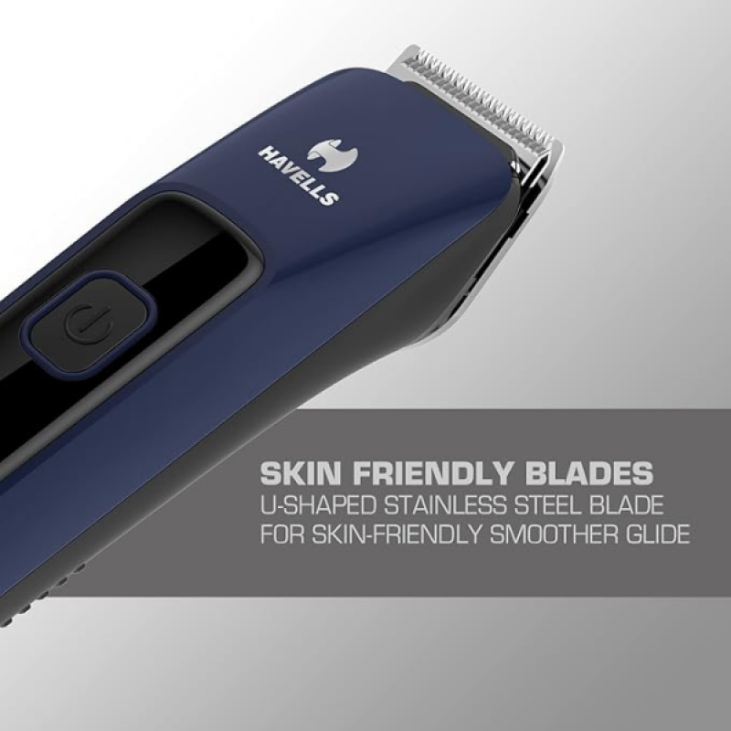 HAVELLS Beard Trimmer | 45 min Runtime | 7 Length Settings | Black Blue | BT5112c HAVELLS Beard Trimmer | 45 min Runtime | 7 Length Settings | Black Blue | BT5112c