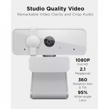 Lenovo 300 FHD WebCam | Flexible Mount | Cloud Grey Lenovo 300 FHD WebCam | Flexible Mount | Cloud Grey