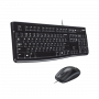 Logitech | Wired USB Keyboard and Mouse | Black | MK120