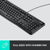 Logitech | Wired USB Keyboard and Mouse | Black | MK120 Logitech | Wired USB Keyboard and Mouse | Black | MK120