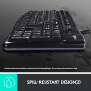 Logitech | Wired USB Keyboard and Mouse | Black | MK120 Logitech | Wired USB Keyboard and Mouse | Black | MK120