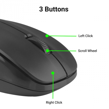 Zebronics Zeb Companion Wireless Keyboard and Mouse Combo | USB 107 | Nano Receiver | Black Zebronics Zeb Companion Wireless Keyboard and Mouse Combo | USB 107 | Nano Receiver | Black