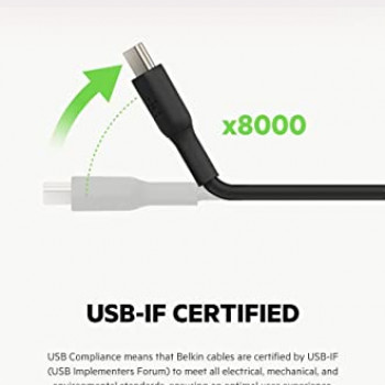Belkin Charging cable | USB Type C | 1 meter | Black | CAB001BT