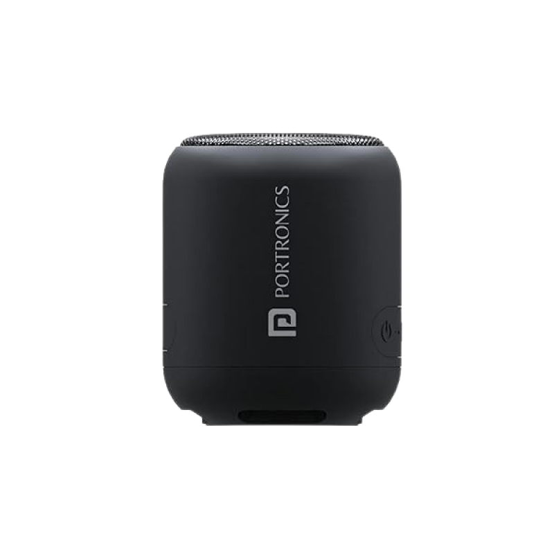 Portronics Sound Drum 1 TWS Portable Bluetooth Speaker | 10 W | Black Portronics Sound Drum 1 TWS Portable Bluetooth Speaker | 10 W | Black