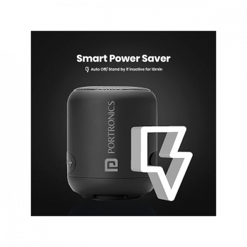 Portronics Sound Drum 1 TWS Portable Bluetooth Speaker | 10 W | Black Portronics Sound Drum 1 TWS Portable Bluetooth Speaker | 10 W | Black