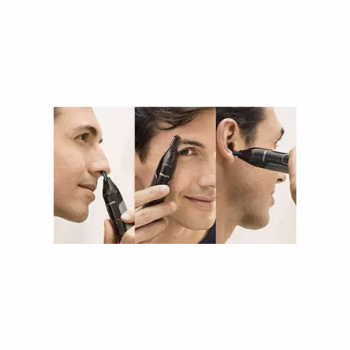 PHILIPS NT3650/16 NOSE TRIMMER Trimmer 240 min Runtime 3 Length Settings | Grey, Black |