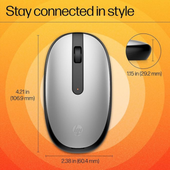 HP 240 Bluetooth Mouse | Compact Size | Silver HP 240 Bluetooth Mouse | Compact Size | Silver