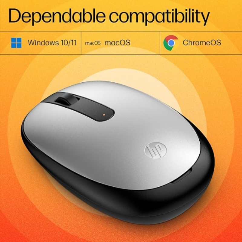 HP 240 Bluetooth Mouse | Compact Size | Silver HP 240 Bluetooth Mouse | Compact Size | Silver