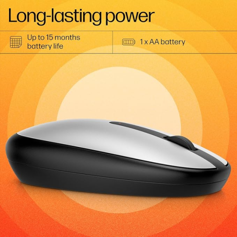 HP 240 Bluetooth Mouse | Compact Size | Silver HP 240 Bluetooth Mouse | Compact Size | Silver