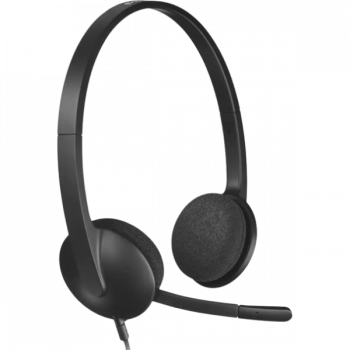 Logitech H340 USB | Wired Headset | On the Ear | Black