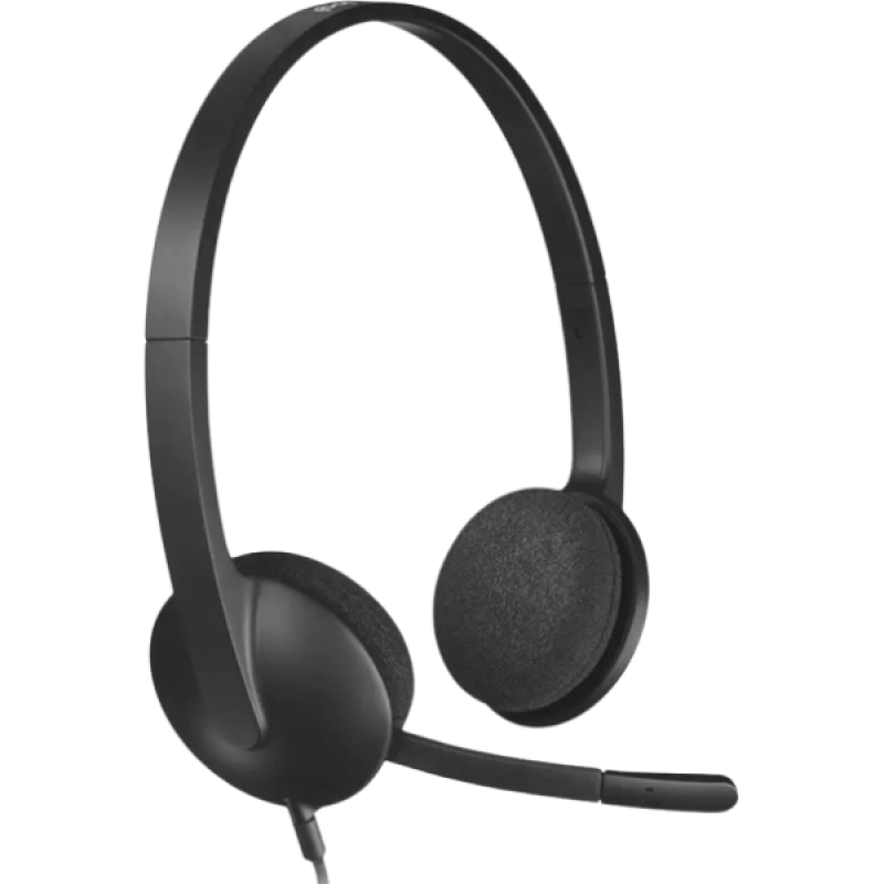 Logitech H340 USB | Wired Headset | On the Ear | Black Logitech H340 USB | Wired Headset | On the Ear | Black