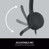 Logitech H340 USB | Wired Headset | On the Ear | Black Logitech H340 USB | Wired Headset | On the Ear | Black