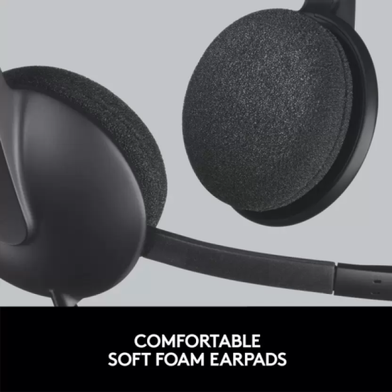 Logitech H340 USB | Wired Headset | On the Ear | Black Logitech H340 USB | Wired Headset | On the Ear | Black