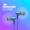 JBL Live 100BT | Bluetooth Headset | In the Ear | Blue JBL Live 100BT | Bluetooth Headset | In the Ear | Blue