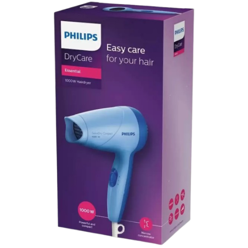 PHILIPS Hair Dryer | 1000 W | Blue | HP8142/00 PHILIPS Hair Dryer | 1000 W | Blue | HP8142/00