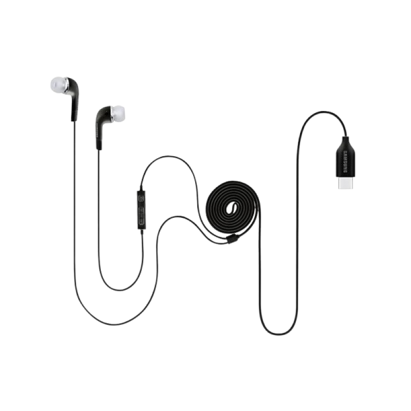 Samsung Original Type-C Wired in Ear Earphone with mic | Black | IC050 Samsung Original Type-C Wired in Ear Earphone with mic | Black | IC050